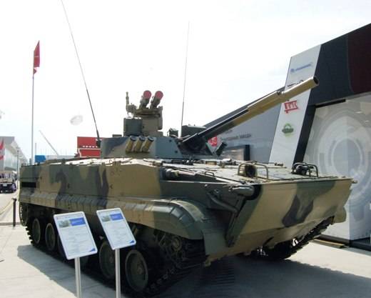 Kurganmashzavod presented a new version of the BMP-3