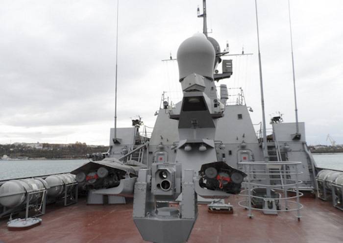 Uusin RTO Black Sea Fleet "Vyshny Volochyok" meni ensin merelle tehdastestien aikana