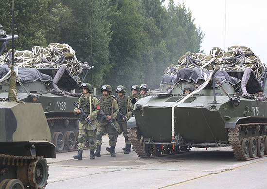 במסגרת תרגיל West-2017 הוזעקו יחידות של הכוחות המוטסים הרוסים