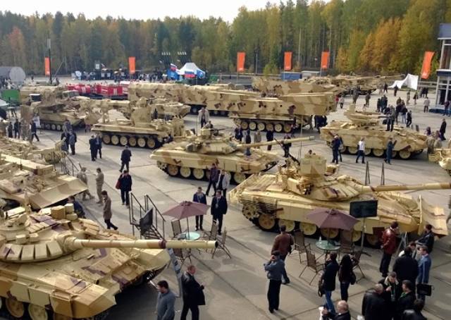 Nizhny Tagil under the force of any arms exhibition