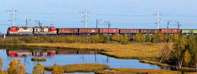 Lanciato un regolare movimento di treni merci su una succursale che aggira l'Ucraina