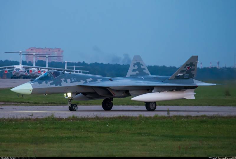 Airplane T-50-11 arrived in Zhukovsky