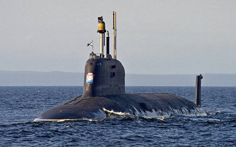 Nuclear submarine project 885 "Ulyanovsk". Infographics
