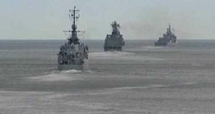 On the Black Sea Fleet launched exercises