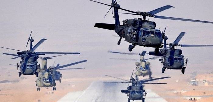 Pentagon launches 76 helicopters to Latvia