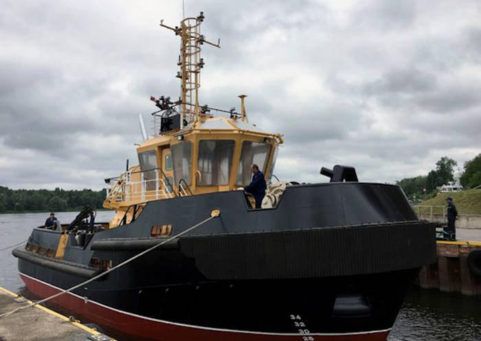 The newest raid tug was accepted to the Baltic Fleet