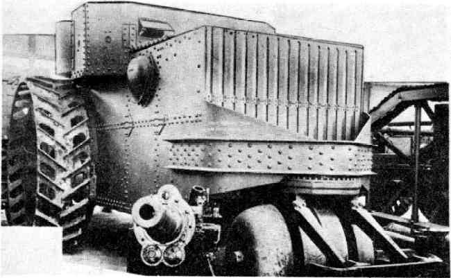 Колесный паровой танк Holt Steam Whell Tank (США)