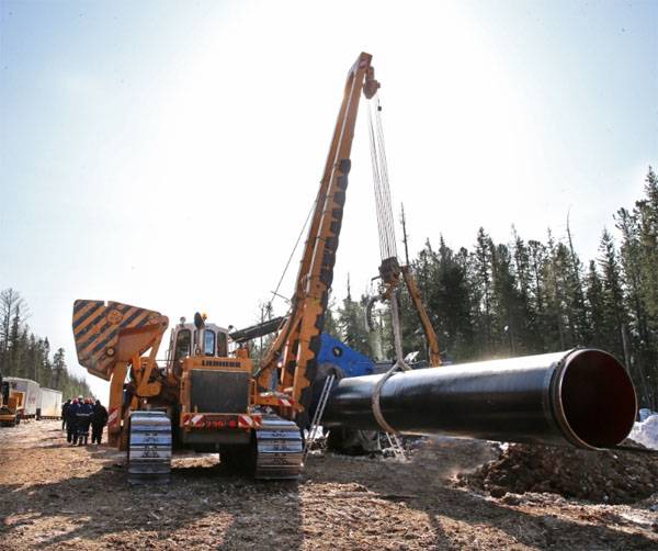 Sibirya gaz boru hattının gücünün% 50'den fazlası inşa edildi