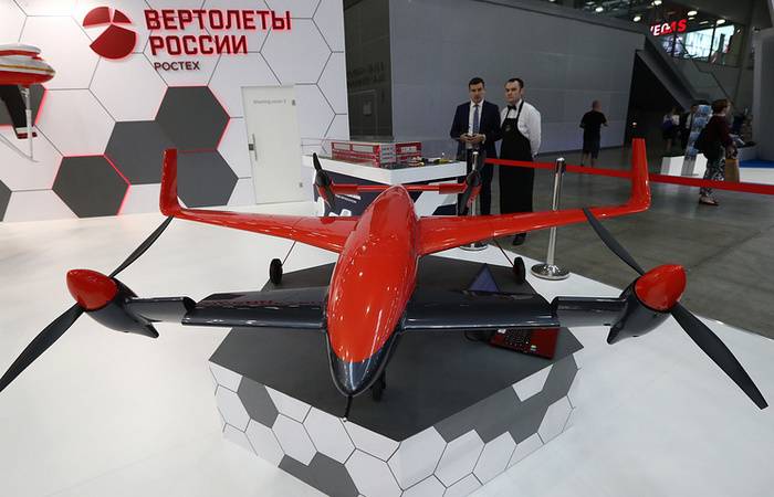 The prototype of the first in the Russian electric convertoplan will appear by 2019 year.