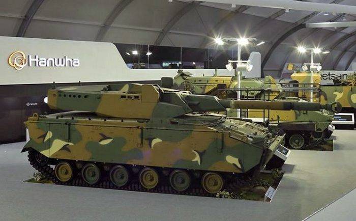 South Korea introduced the medium tank based on the BMP