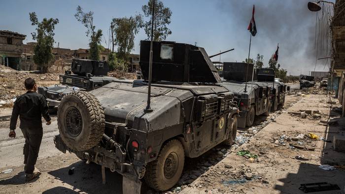Irakiska väpnade styrkor meddelade att staden Altun Kupri i Kirkuk intogs
