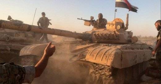 In Deir ez-Zor setzte die syrische Armee von den Italienern modernisierte T-72 ein