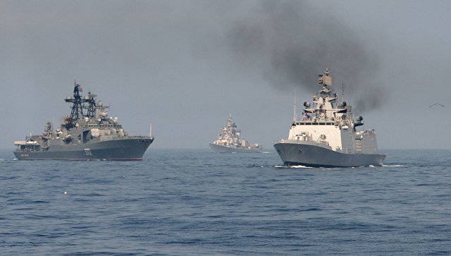 Em Primorye começou a parte naval do exercício "Indra-2017"