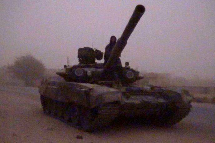 In Syrien erbeuteten Terroristen den Panzer T-90