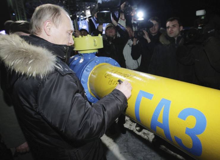 Gascapitulatie van Oekraïne wordt in 2019 ondertekend