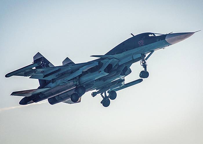 Crews Su-34 ZVO used a complex of electronic suppression "Khibina"