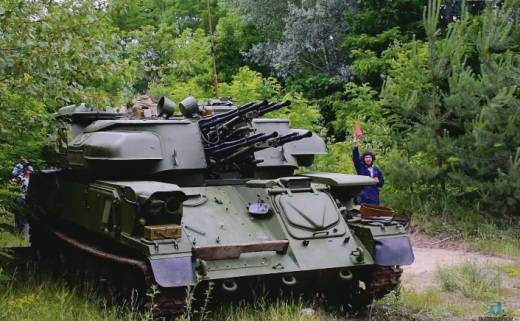 O Ministério da Defesa da Ucrânia completa a nova brigada com o "Shilka" soviético