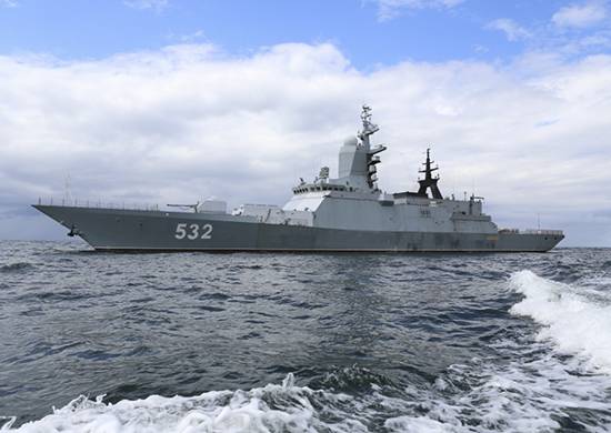 Russian corvettes entered the Mediterranean Sea