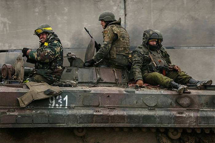 In the Donbass they sent to the rear of the Ukrainian brigade that refused to fight