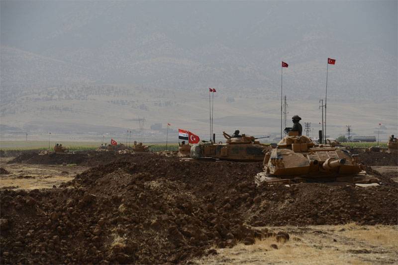 Why did Turkey "plow" the border with Iraq?