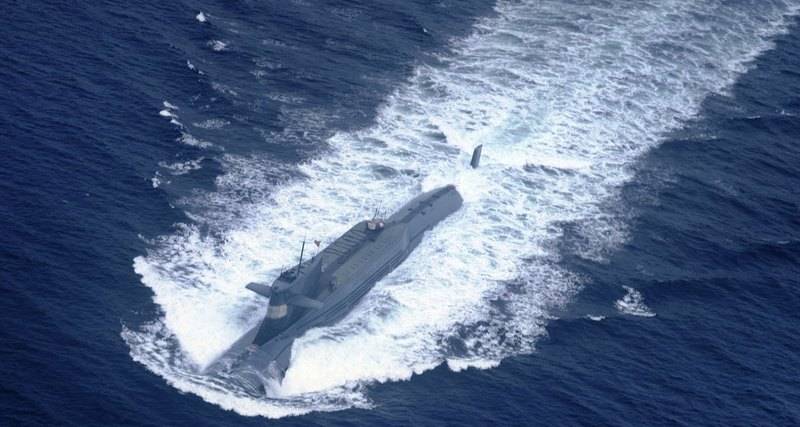 Experimental submarine tested in China