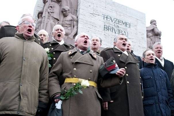 Ehemalige Bezirke Himmlers werden heute in Lettland respektiert