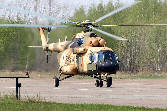 A Rússia fornecerá à Tailândia dois helicópteros Mi-17B-5