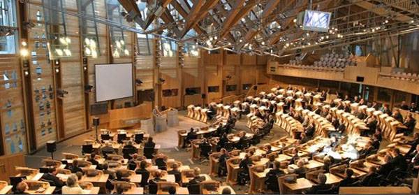 What was the reason for the emergency evacuation of the Scottish Parliament?