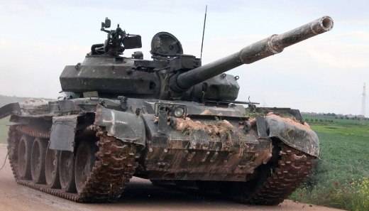 L'armée syrienne a repris le T-62 à des terroristes