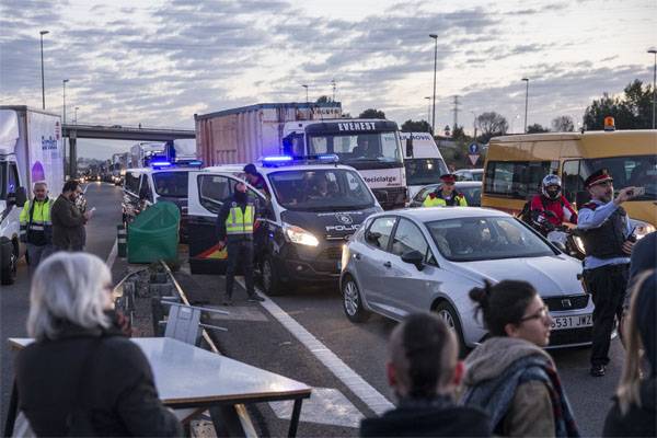 Kataloniens größter Streik in der jüngeren Geschichte