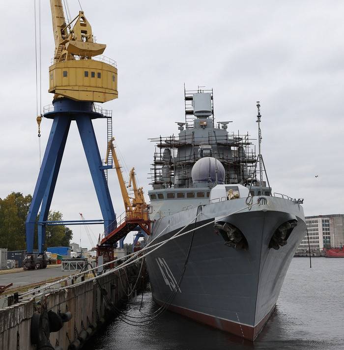 پرتاب آزمایشی موتورهای اصلی ناوچه "Admiral Fleet Kasatonov" انجام شد.