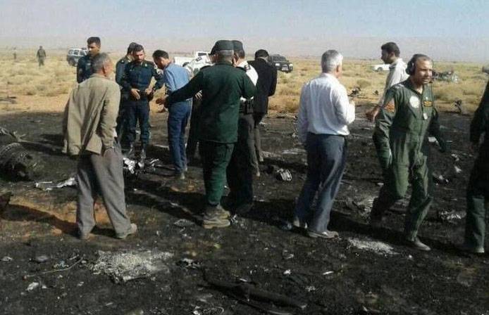 Der Absturz des Su-22 im Iran tötete den Piloten
