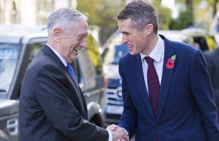 The head of the British Defense Ministry assured the US of a partnership in the face of "Russian aggression"