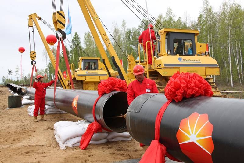 China completed the construction of a second pipeline for the supply of Russian raw materials