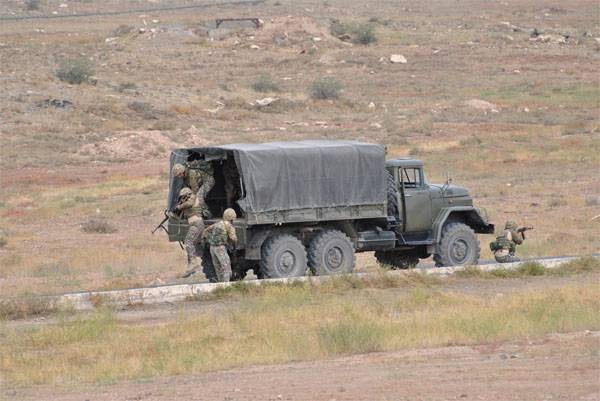 Por primera vez, el SSO de las Fuerzas Armadas de la Federación Rusa está involucrado en los ejercicios de la CSTO CRRF en Tayikistán