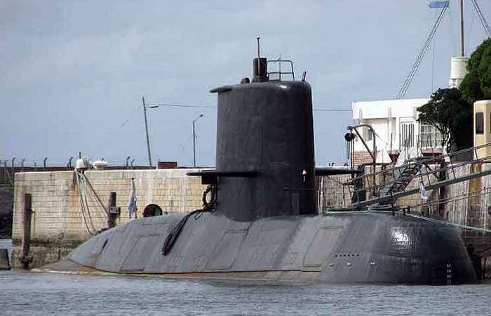 Off the coast of Argentina lost the submarine