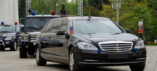 Telephone terrorists 60 times "mined" objects on the way to the motorcade of the President of the Russian Federation