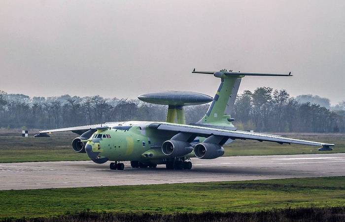 El último avión de patrulla de radar ruso A-100 realizó el primer vuelo.