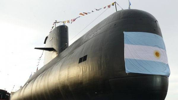 Marinha Argentina: sinais gravados presumivelmente no submarino de San Juan