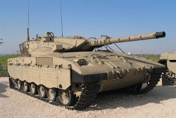 "Merkava" opened a "warning" fire on the Syrian military