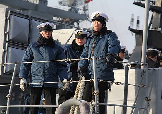 Japanese destroyer Hamagiri arrived in Vladivostok