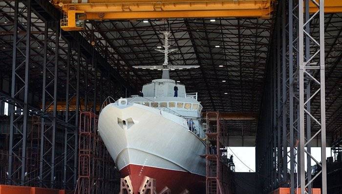 In St. Petersburg, a new ship of the 22800 Typhoon project will be launched