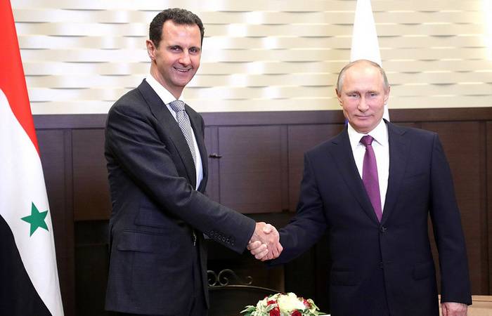 The meeting of the presidents of Russia and Syria took place in Sochi