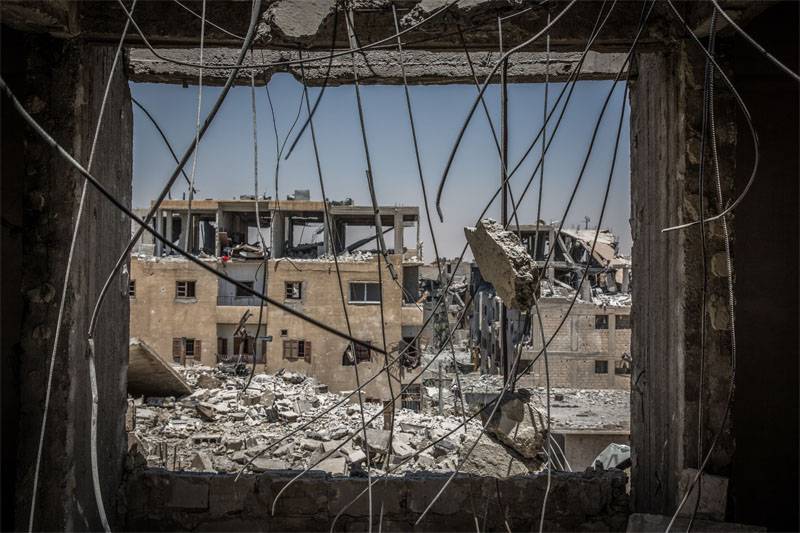 USA tvingar tyskar att punga ut för minröjning av syriska Raqqa