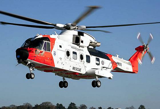 Noorwegen ontvangt eerste AW-101 zoek- en reddingshelikopter