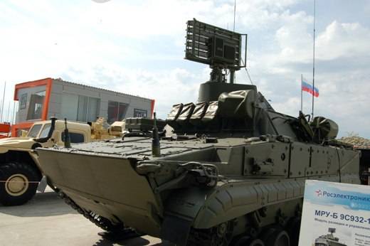 Highly mobile radar based on the BMP-3