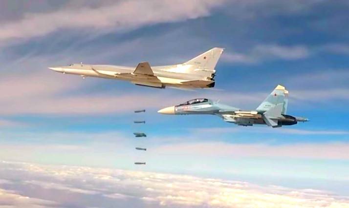 Tu-22М3 dropped 500-kg bombs on the heads of terrorists