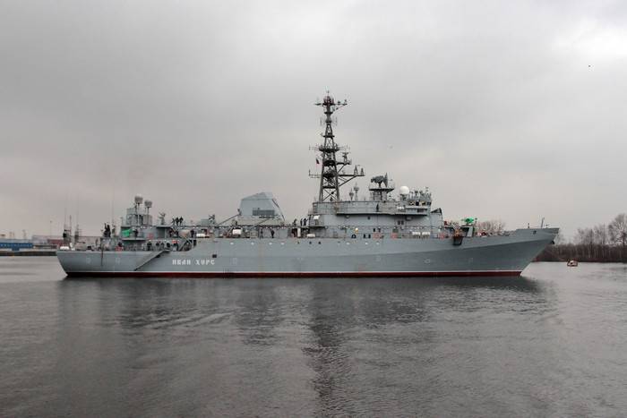 Communication vessel "Ivan Khurs" is preparing for sea trials