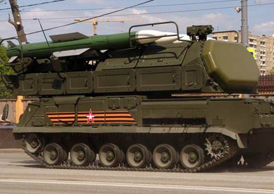 The first echelons with the complex "BUK-М2"