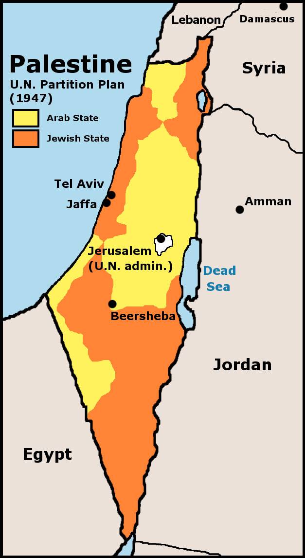 70 anos desde que a Assembléia Geral da ONU adotou um plano para realmente criar um Israel independente